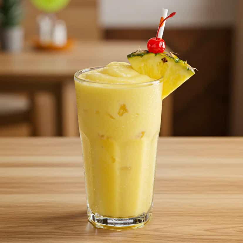 Foto deliciosa de Pina colada pronta para servir - Coquetéis