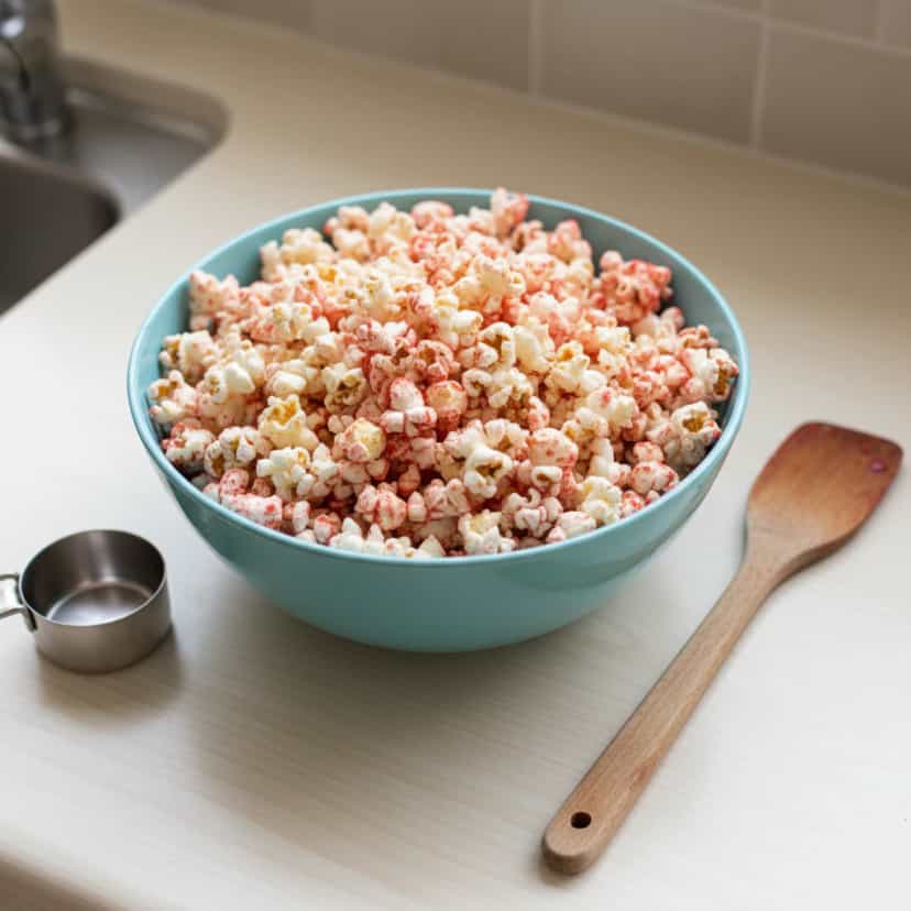 Foto deliciosa de Pipoca Doce Caseira pronta para servir - Outras Receitas