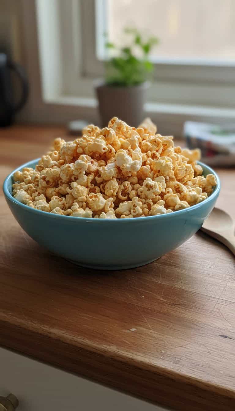 Foto deliciosa de Pipoca Doce Caseira pronta para servir - Outras Receitas