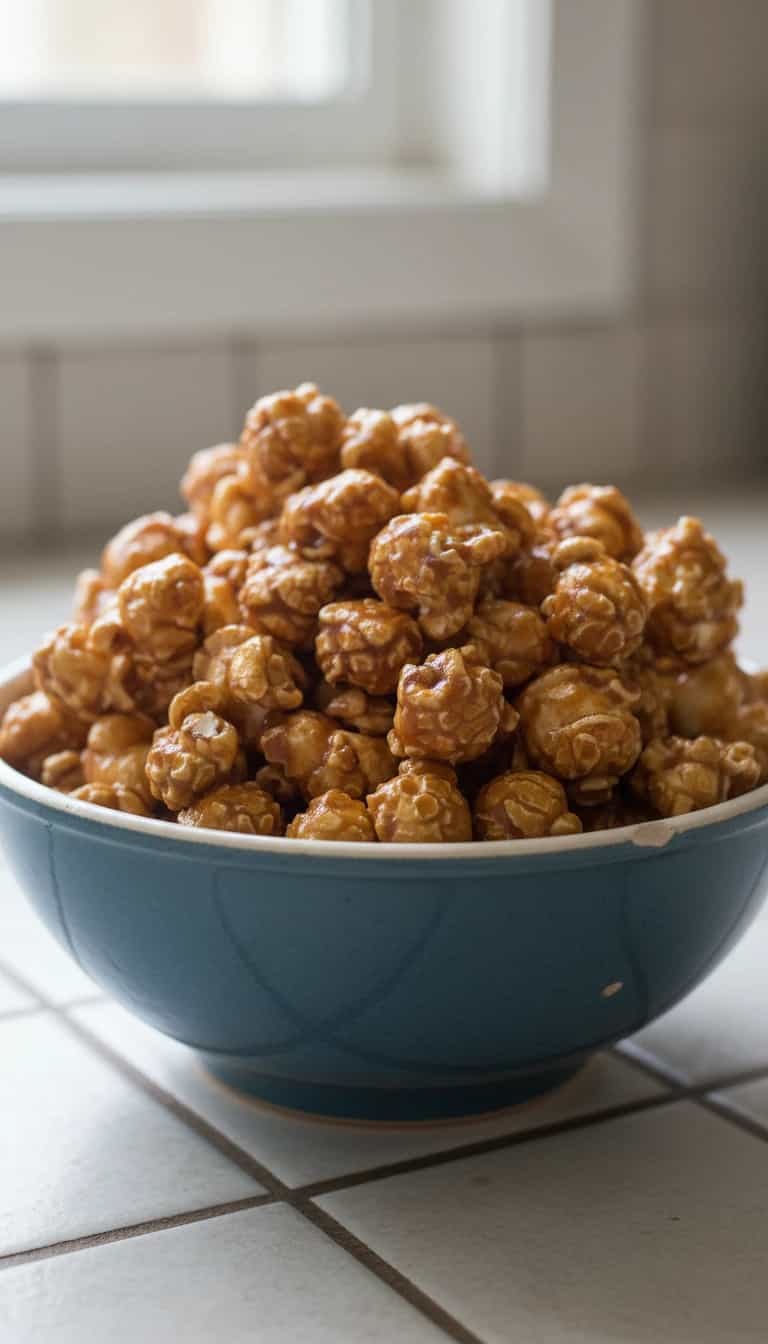 Foto deliciosa de Pipoca Doce com Groselha pronta para servir - Outras Receitas