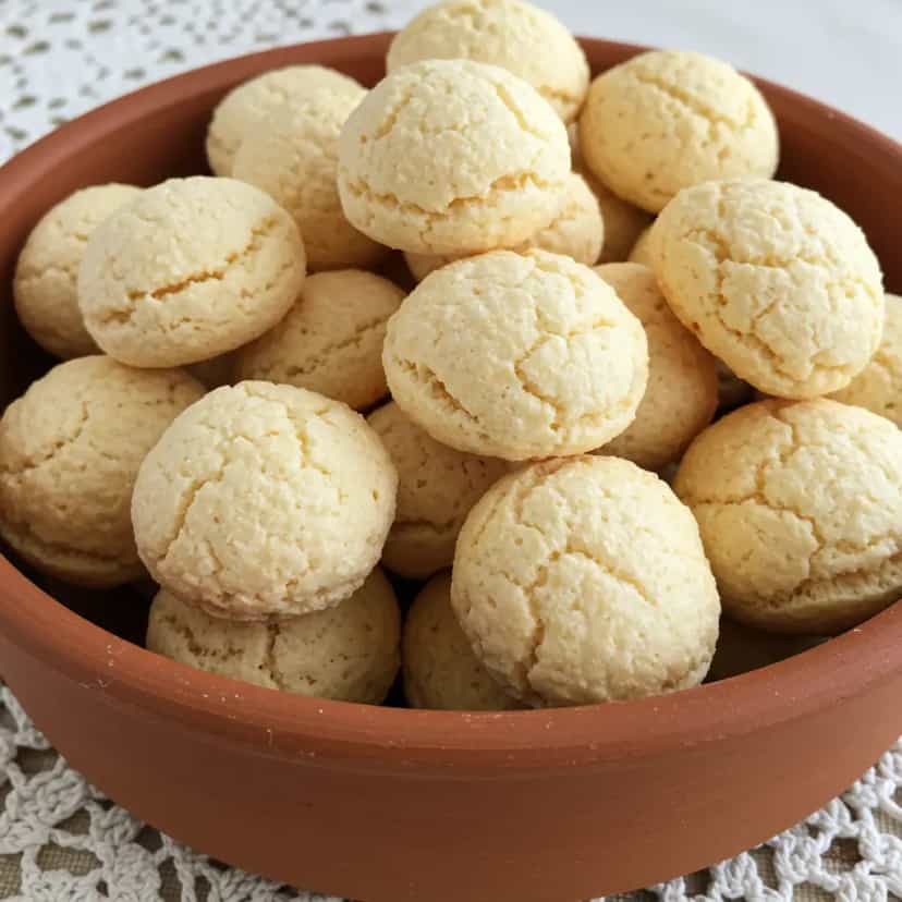 Foto deliciosa de Pipocas de Polvilho Azedo pronta para servir - Salgadinhos