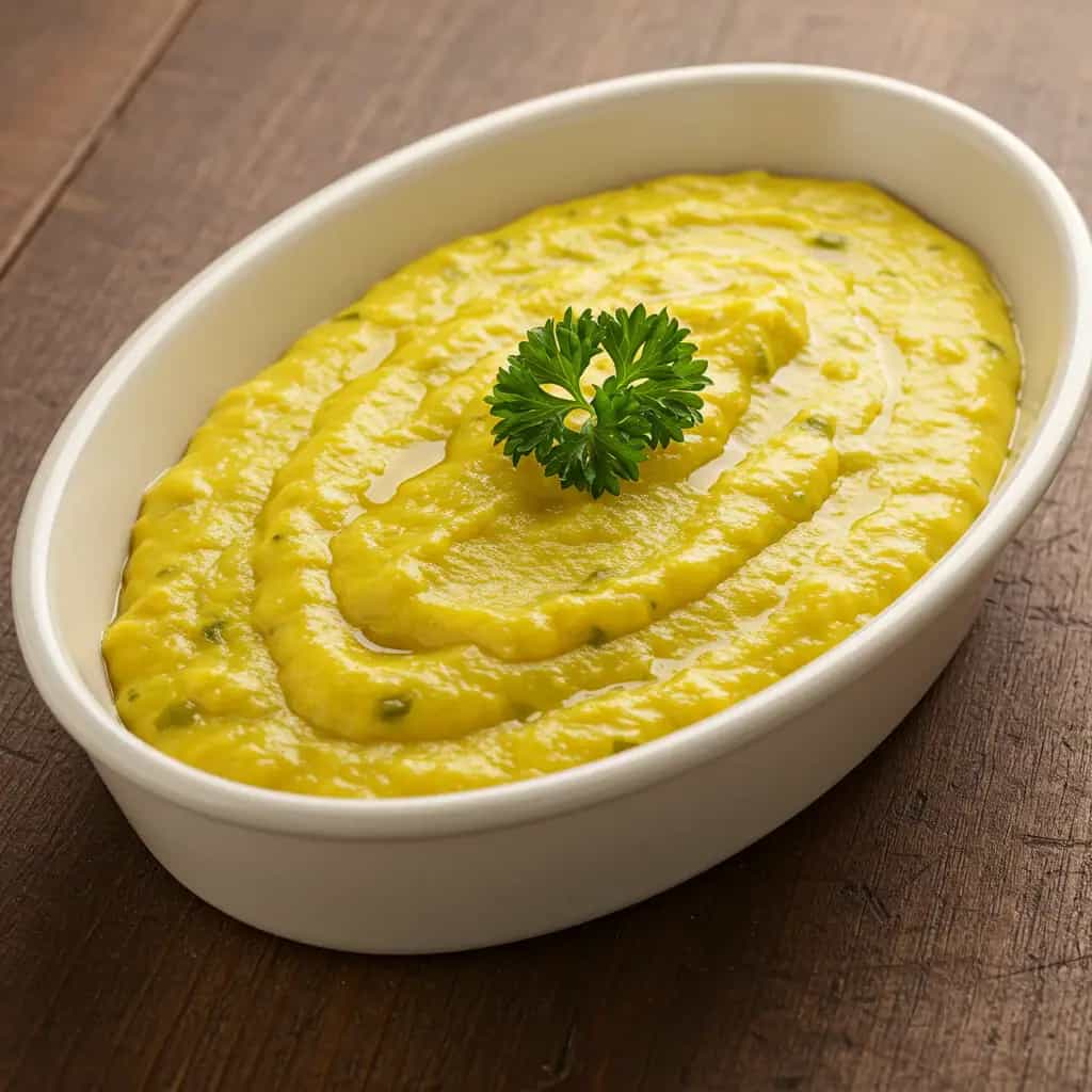 Pirão Cremoso de Caldo de Carne