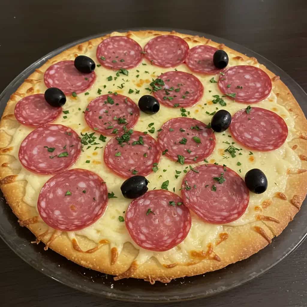 Pizza Aerada de Batedeira