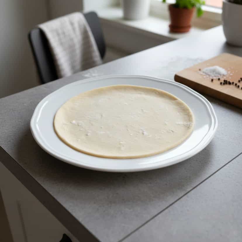 Foto deliciosa de Pizza Caseira Sem Glúten pronta para servir - Sem Glúten