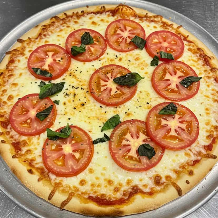 Foto deliciosa de Pizza com Massa na Máquina de Pão pronta para servir - Outras Receitas