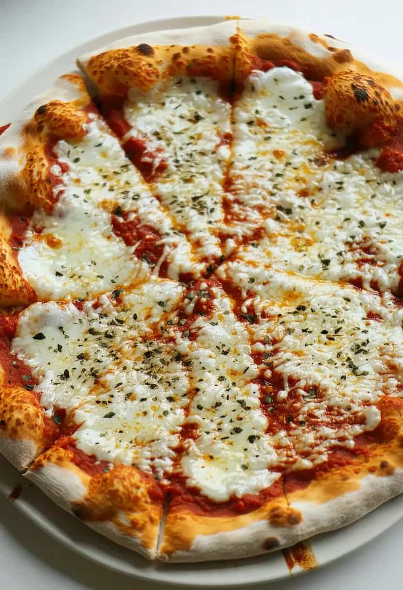 Pizza Crocante com Farinha de Trigo