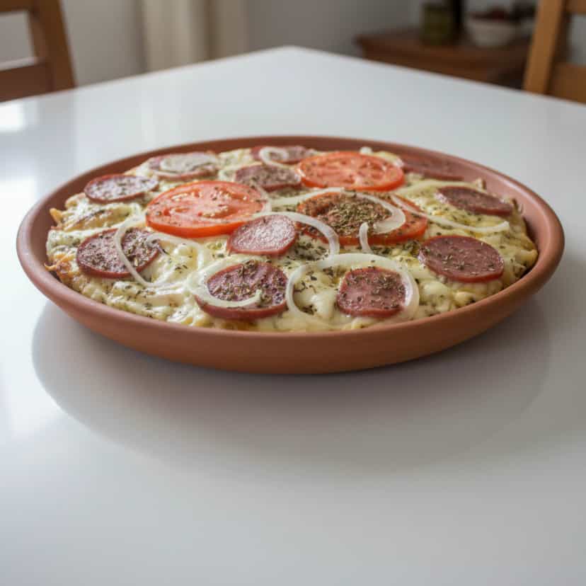 Foto deliciosa de Pizza de Batata Palito pronta para servir - Outras Receitas