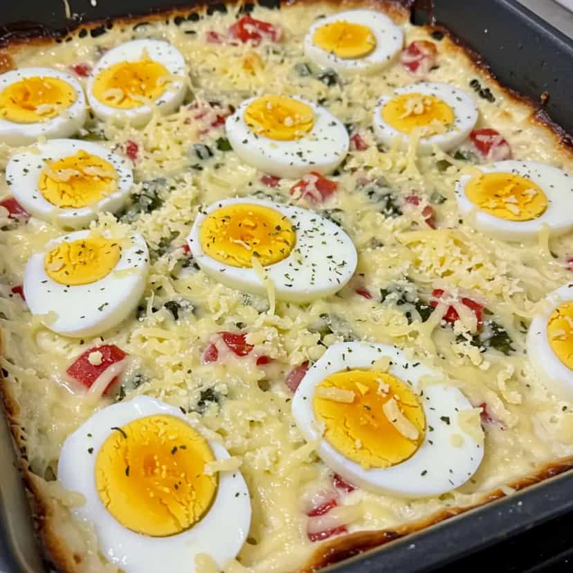 Foto deliciosa de Pizza de Berinjela ao Forno pronta para servir - Pizzas & Salgados