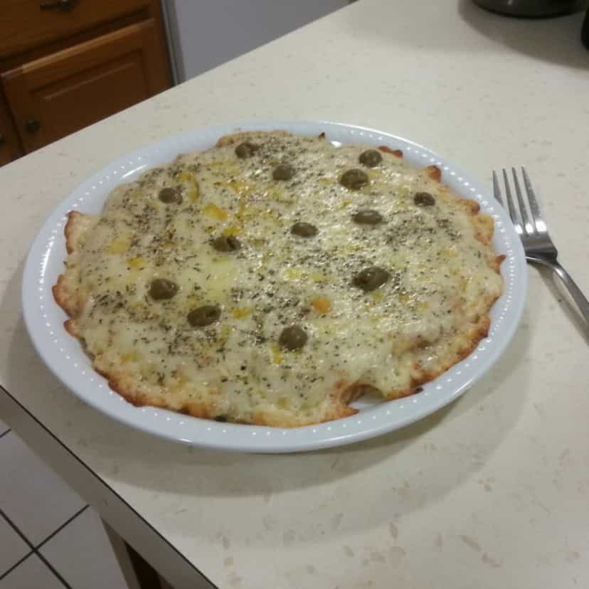 Foto deliciosa de Pizza de Creme de Milho pronta para servir - Pizzas & Salgados