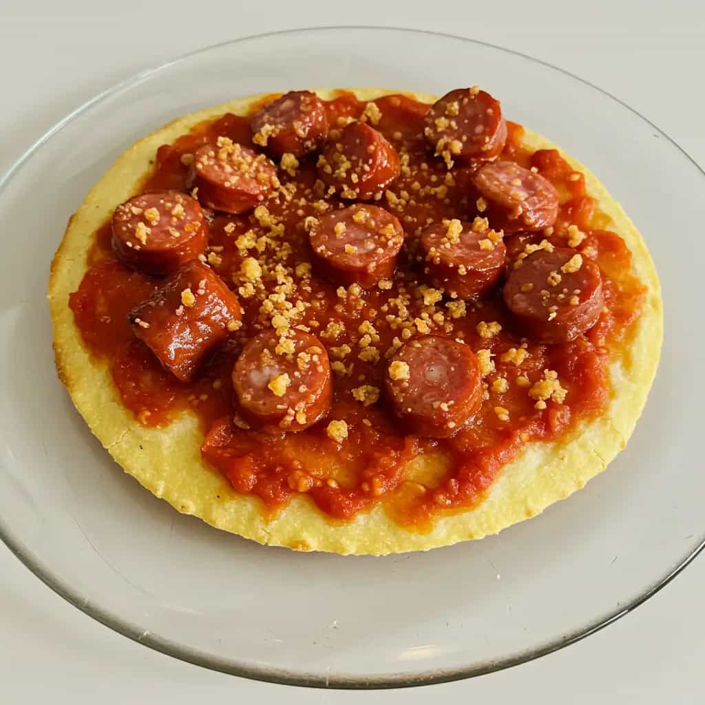 Pizza de Micro-ondas Rápida