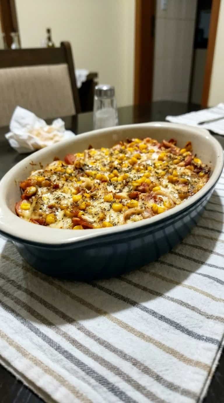 Foto deliciosa de Pizza de Pão Caseira pronta para servir - Outras Receitas