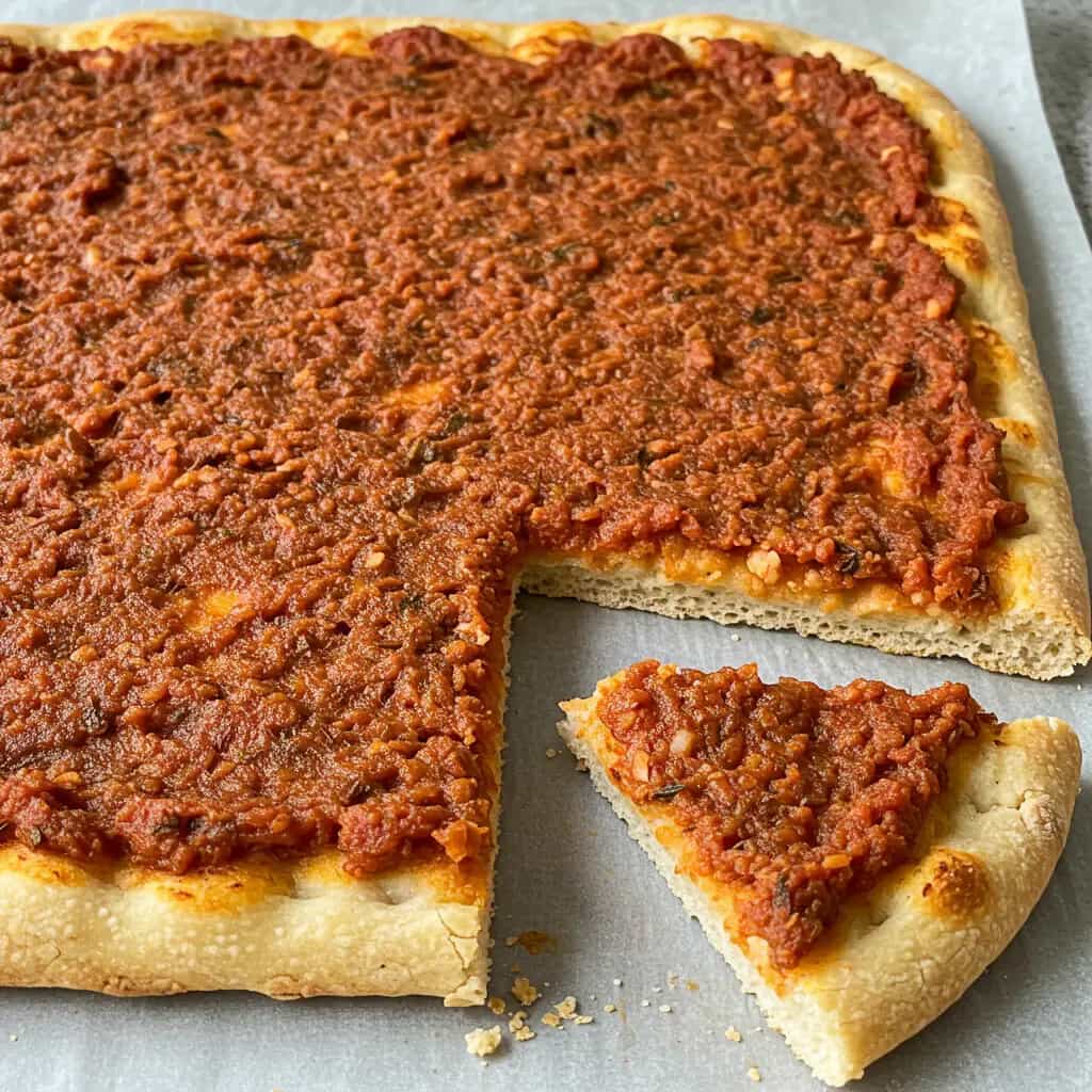 Pizza de Sardinha com Molho de Tomate