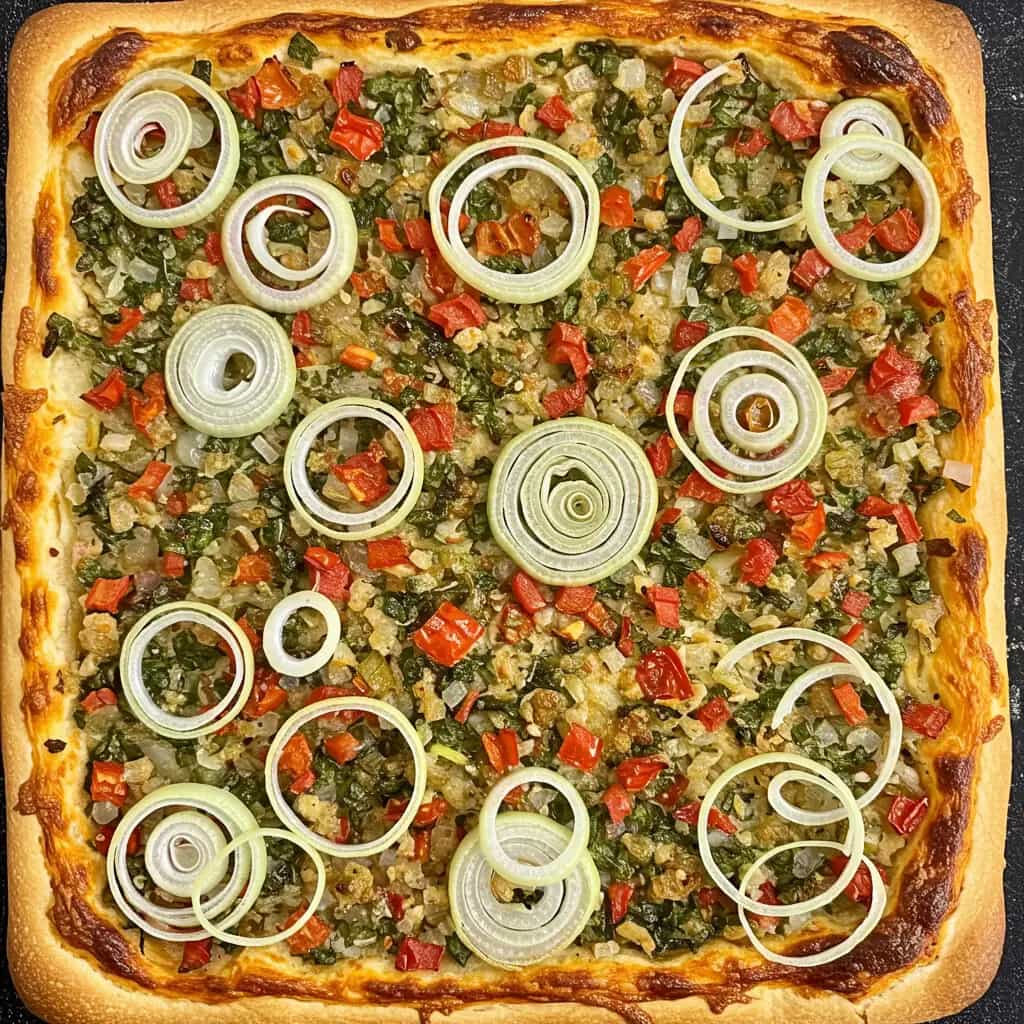 Pizza de sardinha da Elena