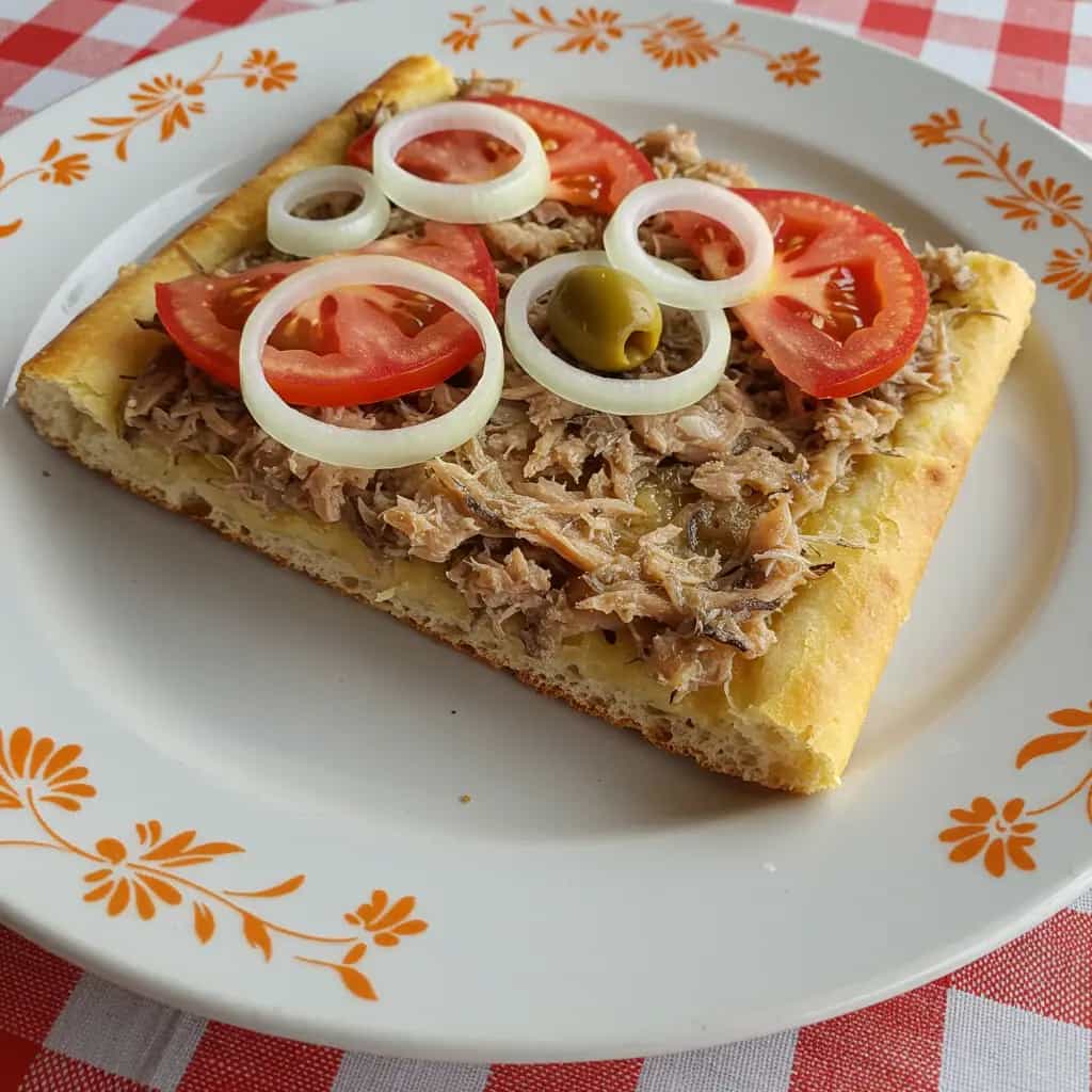 Pizza de Sardinha Simples