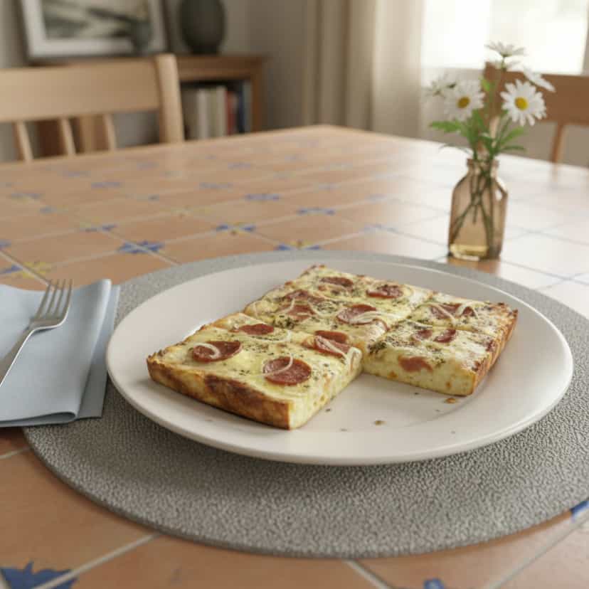 Foto deliciosa de Pizza Fácil de Forno pronta para servir - Outras Receitas