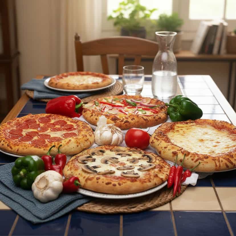 Foto deliciosa de Pizza Jaraguá do Sul pronta para servir - Pizzas & Salgados