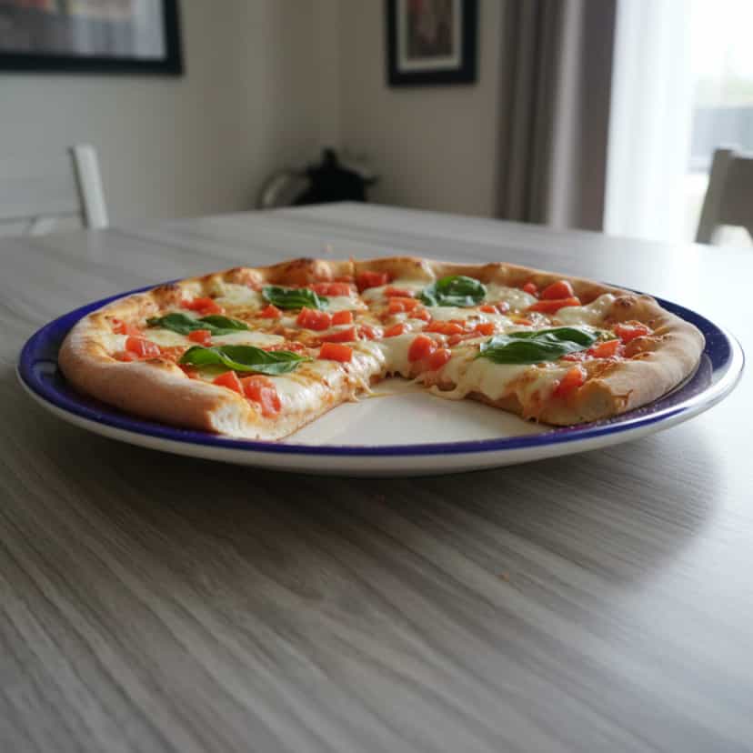 Foto deliciosa de Pizza Margherita pronta para servir - Pizzas & Salgados