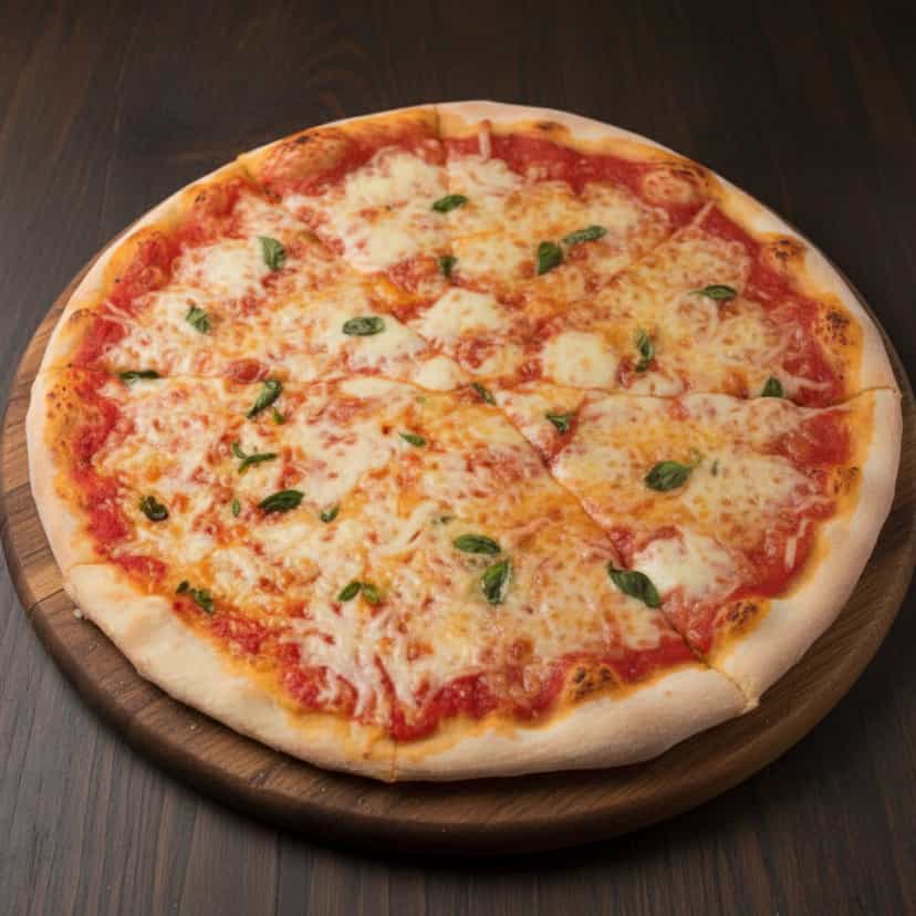 Foto deliciosa de Pizza Margherita pronta para servir - Pizzas & Salgados