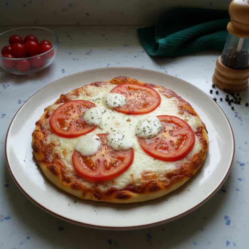 Foto deliciosa de Pizza na Panela de Pressão pronta para servir - Outras Receitas