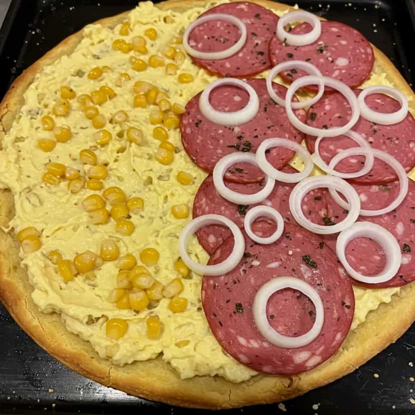Foto deliciosa de Pizza Rápida de Sardinha pronta para servir - Outras Receitas
