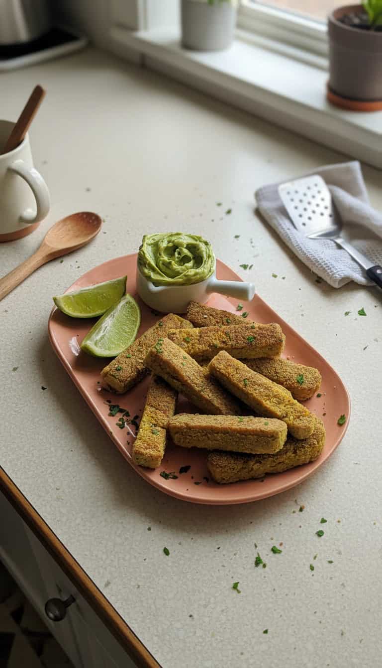 Foto deliciosa de Polenta Assada com Ervas pronta para servir - Snacks Assados