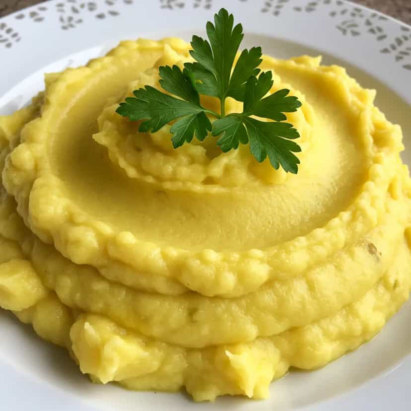 Foto deliciosa de Polenta de milho verde pronta para servir - Pratos Brasileiros Icônicos