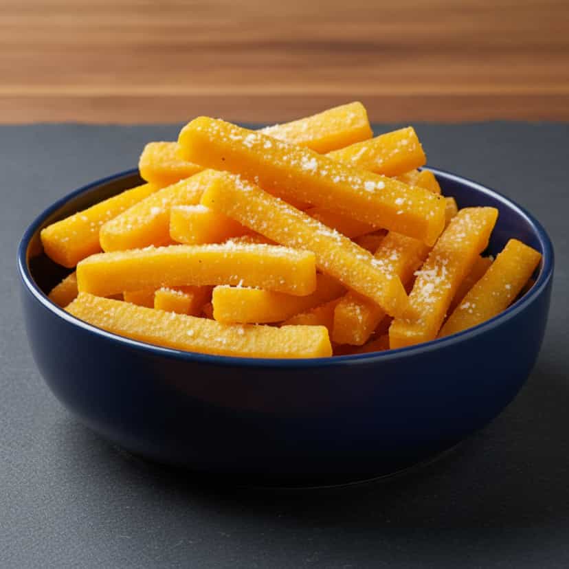 Foto deliciosa de Polenta Frita Crocante pronta para servir - Salgadinhos