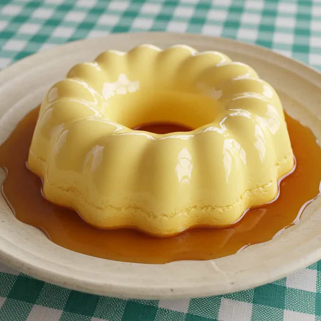 Pudim Cremoso de Bolacha Maria