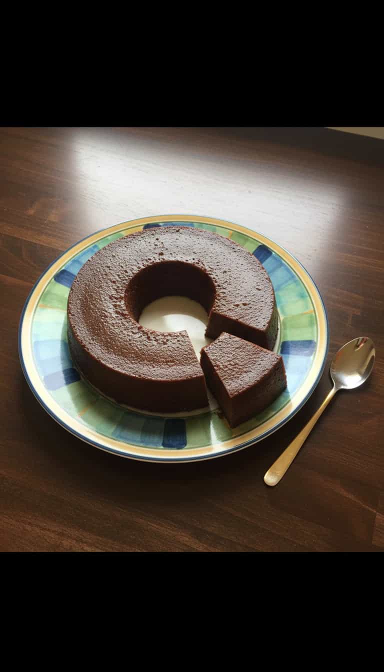 Foto deliciosa de Pudim Cremoso de Chocolate pronta para servir - Pudins & Cremes