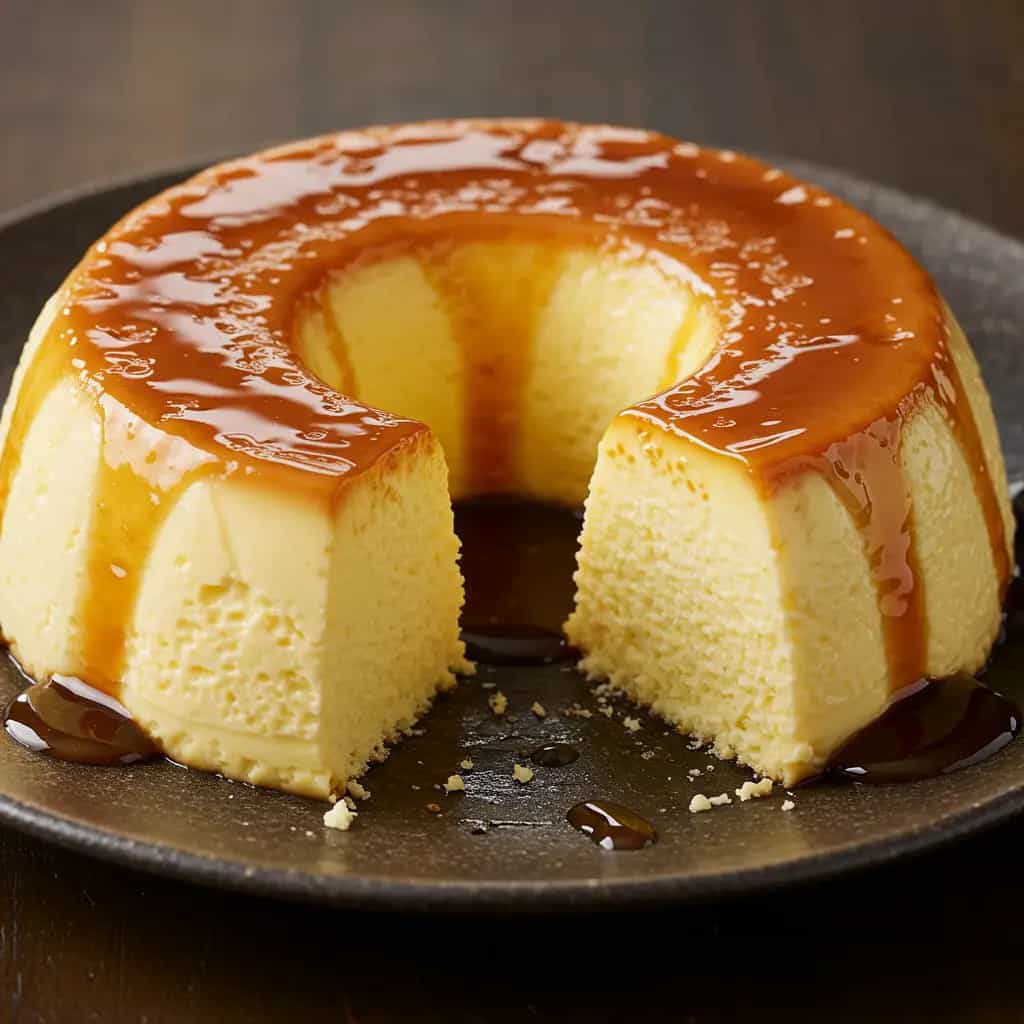 Pudim Cremoso de Coco e Açúcar Mascavo