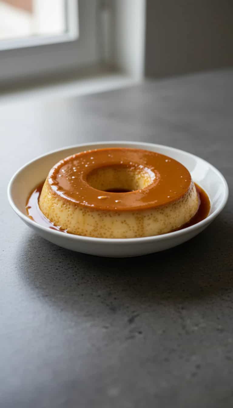 Foto deliciosa de Pudim Cremoso de Cupuaçu pronta para servir - Pudins & Cremes