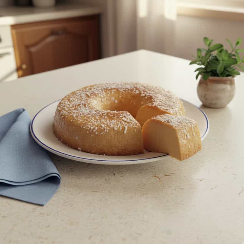 Foto deliciosa de Pudim Cremoso de Doce de Leite Caseiro pronta para servir - Pudins & Cremes