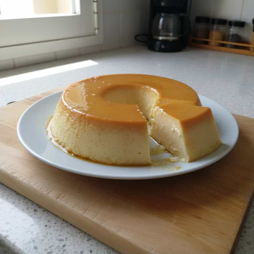 Foto deliciosa de Pudim Cremoso de Iogurte Natural pronta para servir - Pudins & Cremes