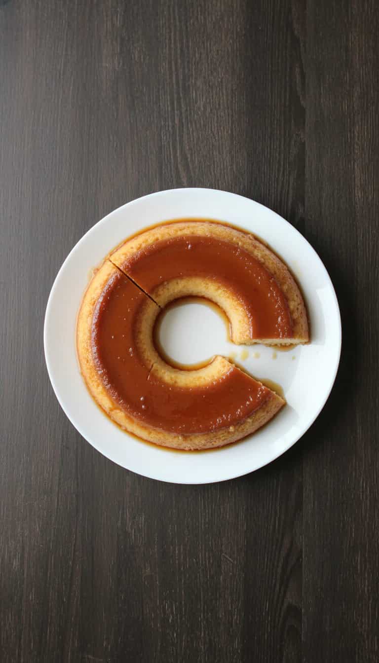Foto deliciosa de Pudim Cremoso de Leite em Pó pronta para servir - Pudins & Cremes