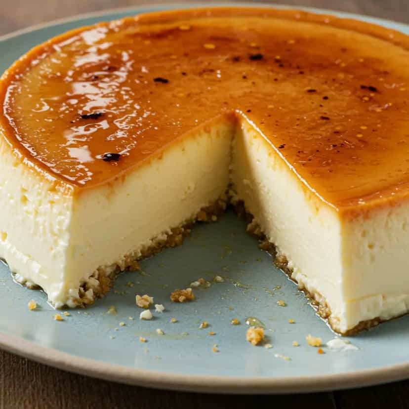 Foto deliciosa de Pudim Cremoso de Limão Siciliano pronta para servir - Pudins & Cremes