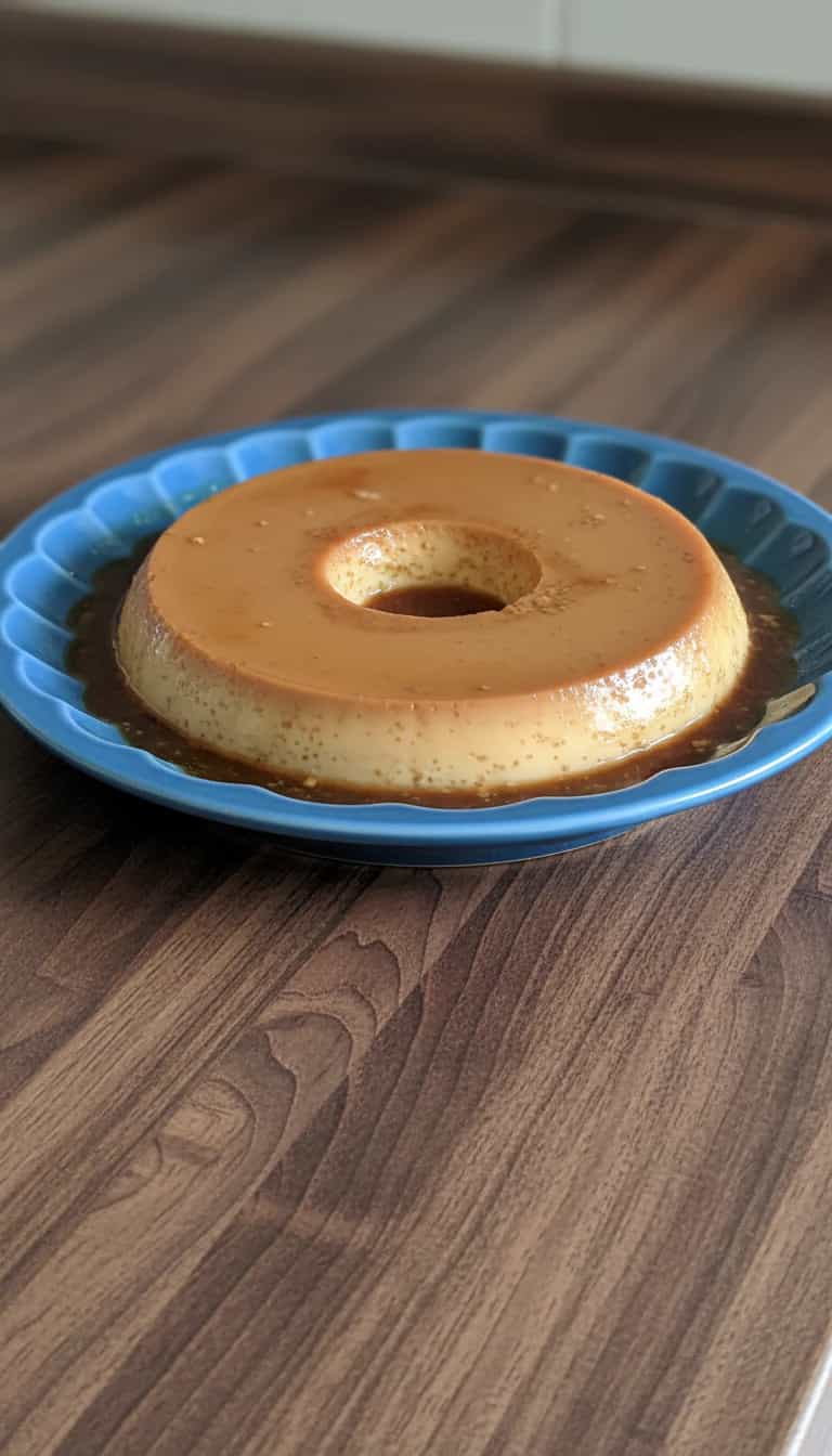Foto deliciosa de Pudim Cremoso de Maria Mole pronta para servir - Pudins & Cremes