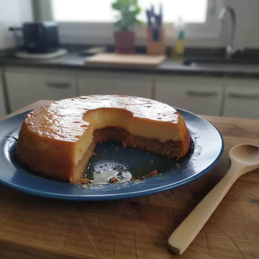 Foto deliciosa de Pudim Cremoso de Paçoca pronta para servir - Pudins & Cremes