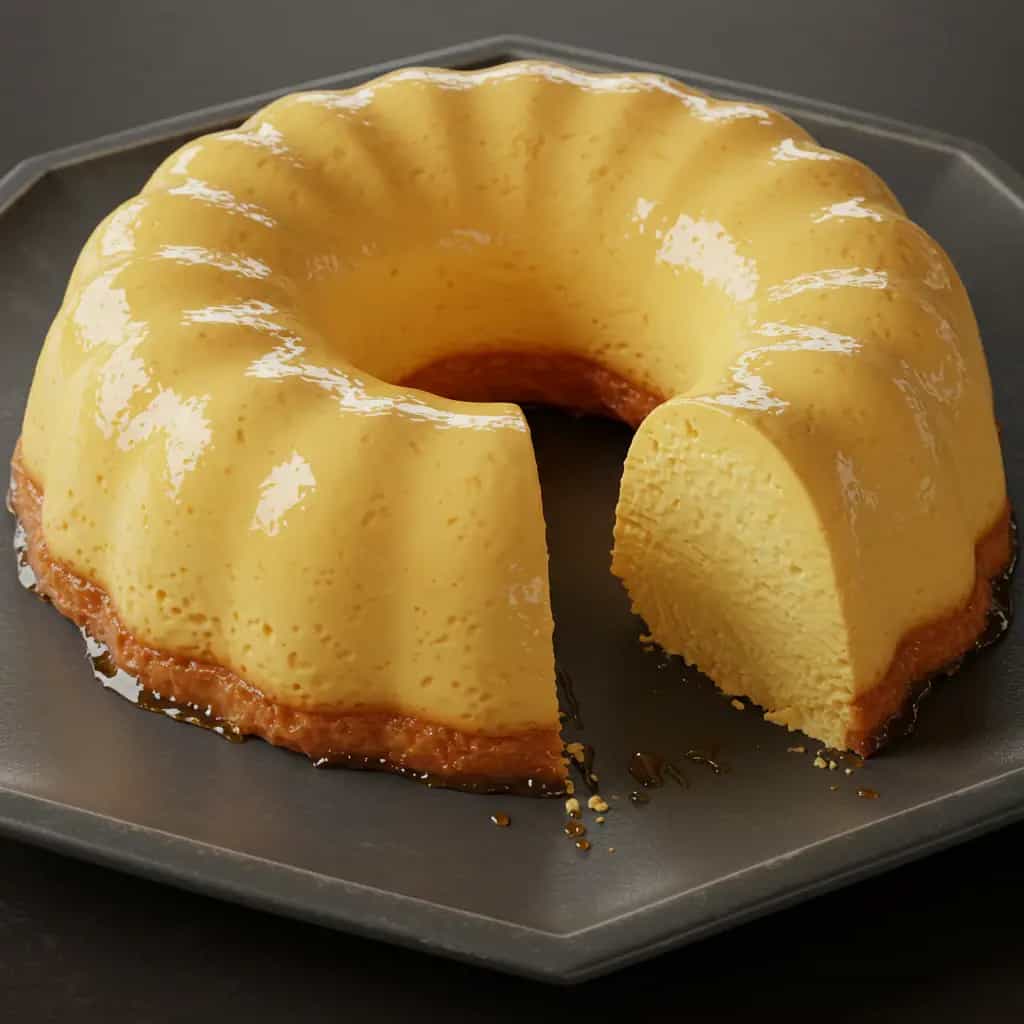 Pudim Cremoso de Pão