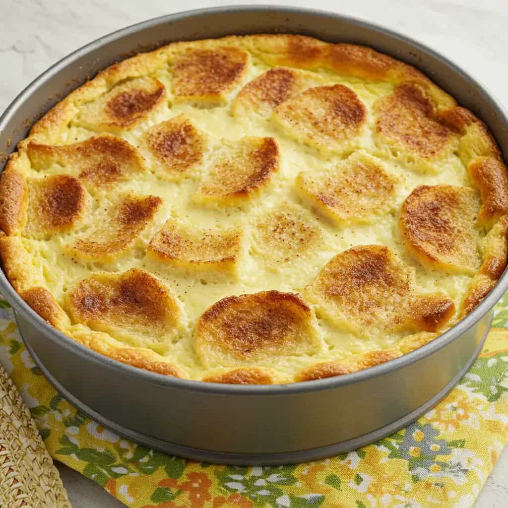 Pudim Cremoso de Pão Francês