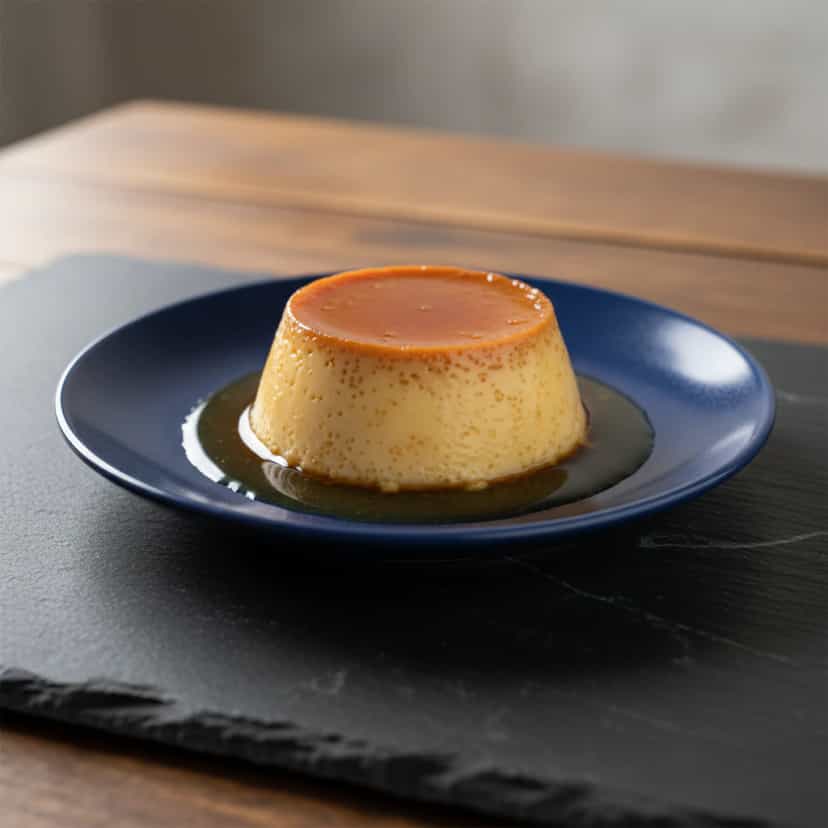 Foto deliciosa de Pudim Cremoso de Tapioca e Coco pronta para servir - Pudins & Cremes