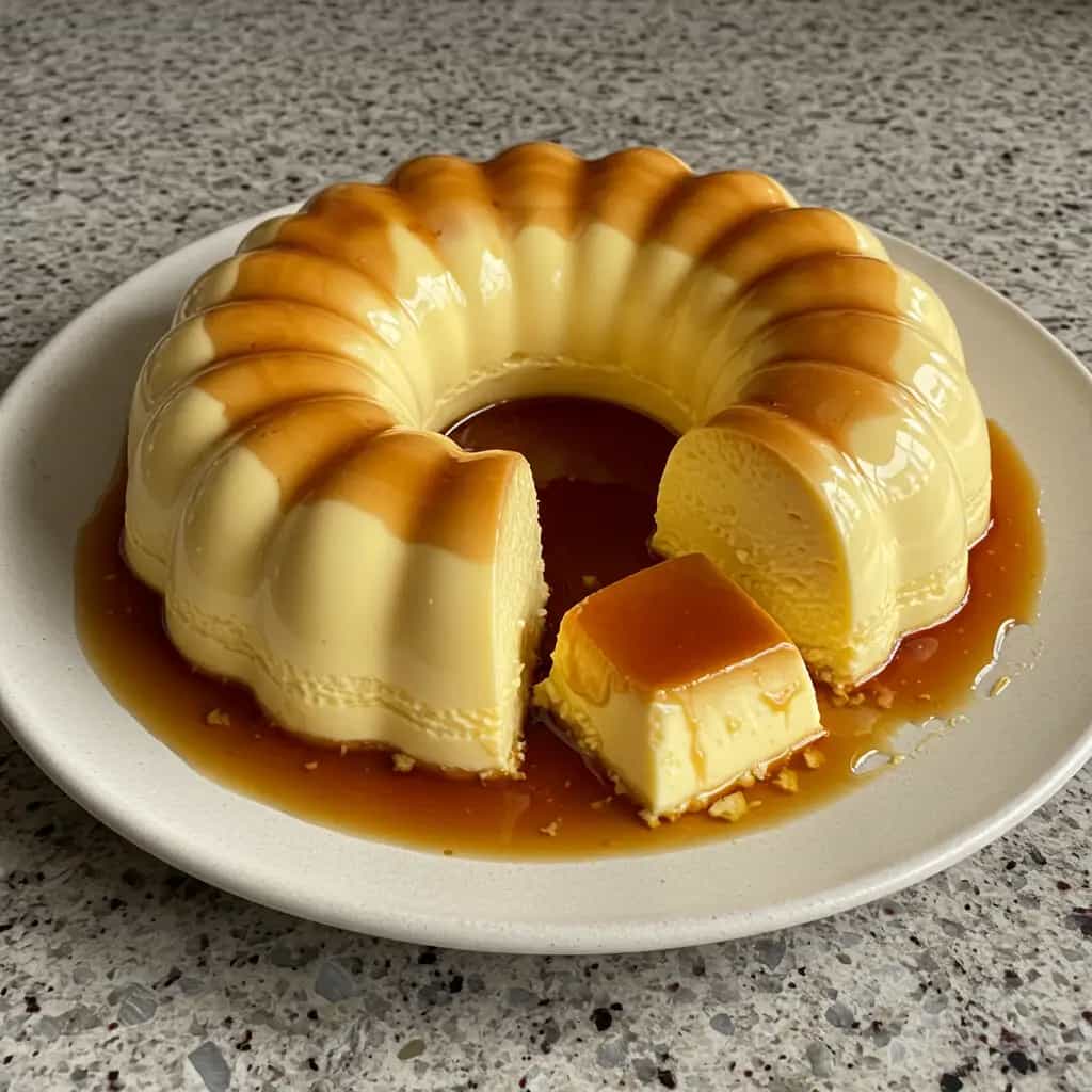 Pudim Cremoso de Trigo