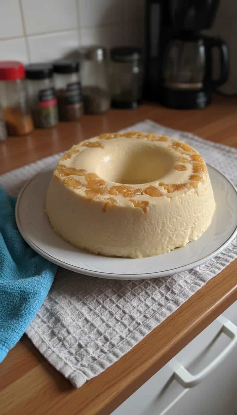 Foto deliciosa de Pudim de Abacaxi Cremoso pronta para servir - Pudins & Cremes