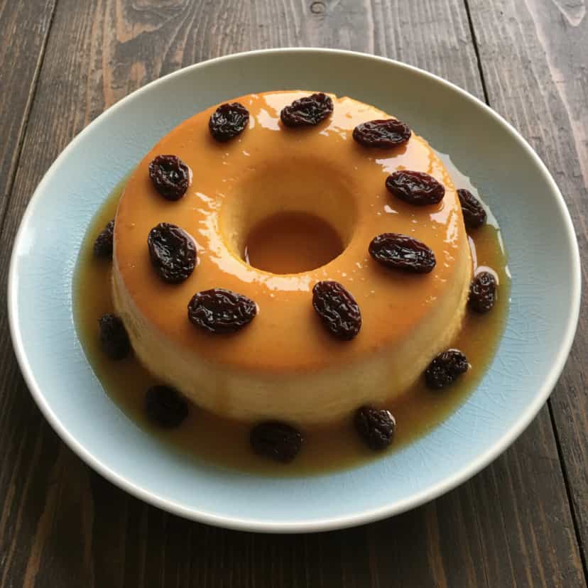Foto deliciosa de Pudim de Ameixa Preta da Vovó pronta para servir - Pudins & Cremes