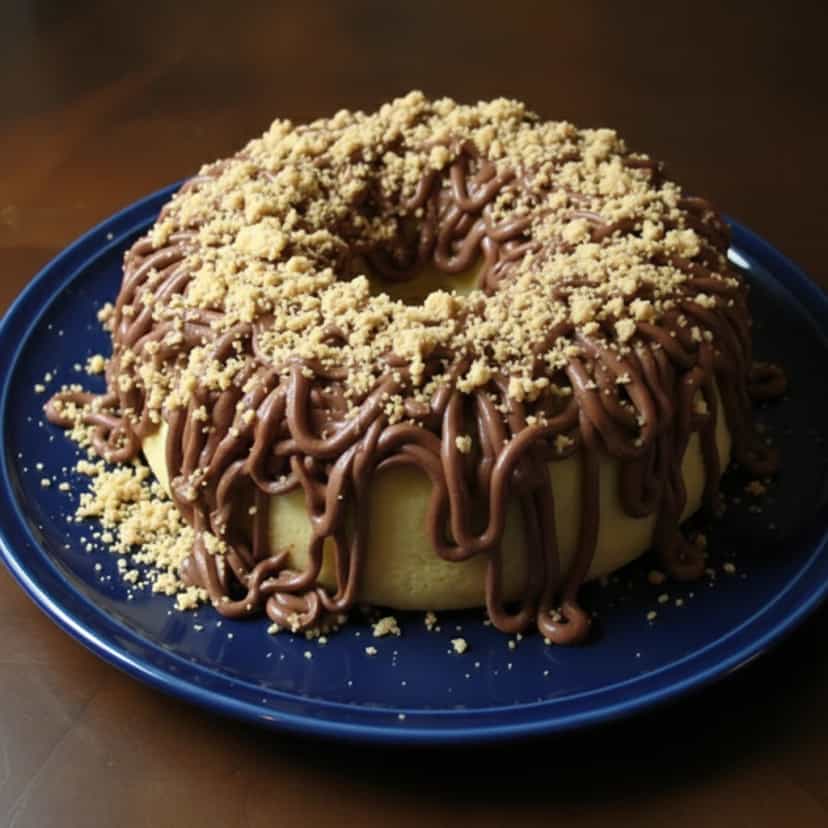 Foto deliciosa de Pudim de Amendoim pronta para servir - Pudins & Cremes