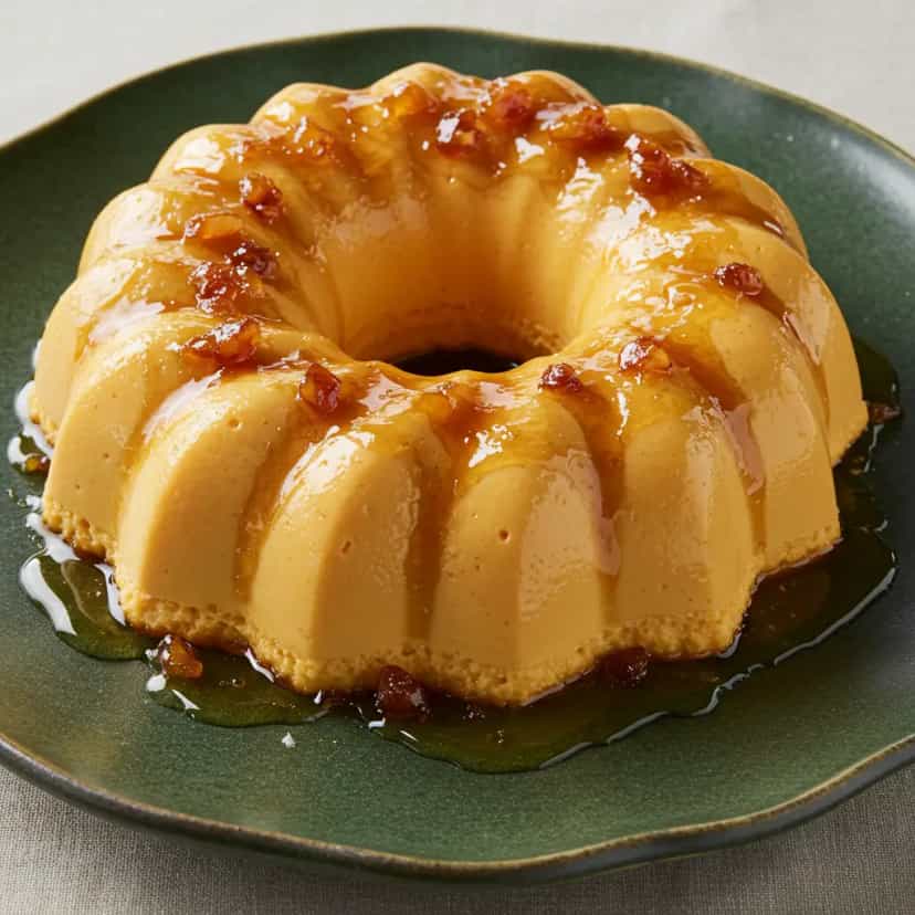 Foto deliciosa de Pudim de Bombom Cremoso pronta para servir - Pudins & Cremes