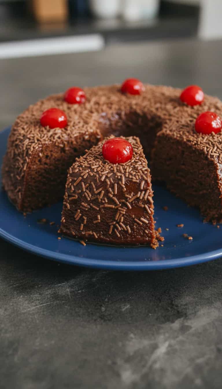 Foto deliciosa de Pudim de Brigadeiro Cremoso pronta para servir - Pudins & Cremes