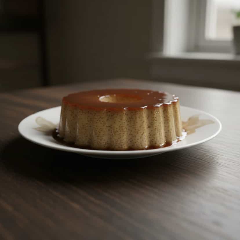 Foto deliciosa de Pudim de Café Cremoso pronta para servir - Pudins & Cremes