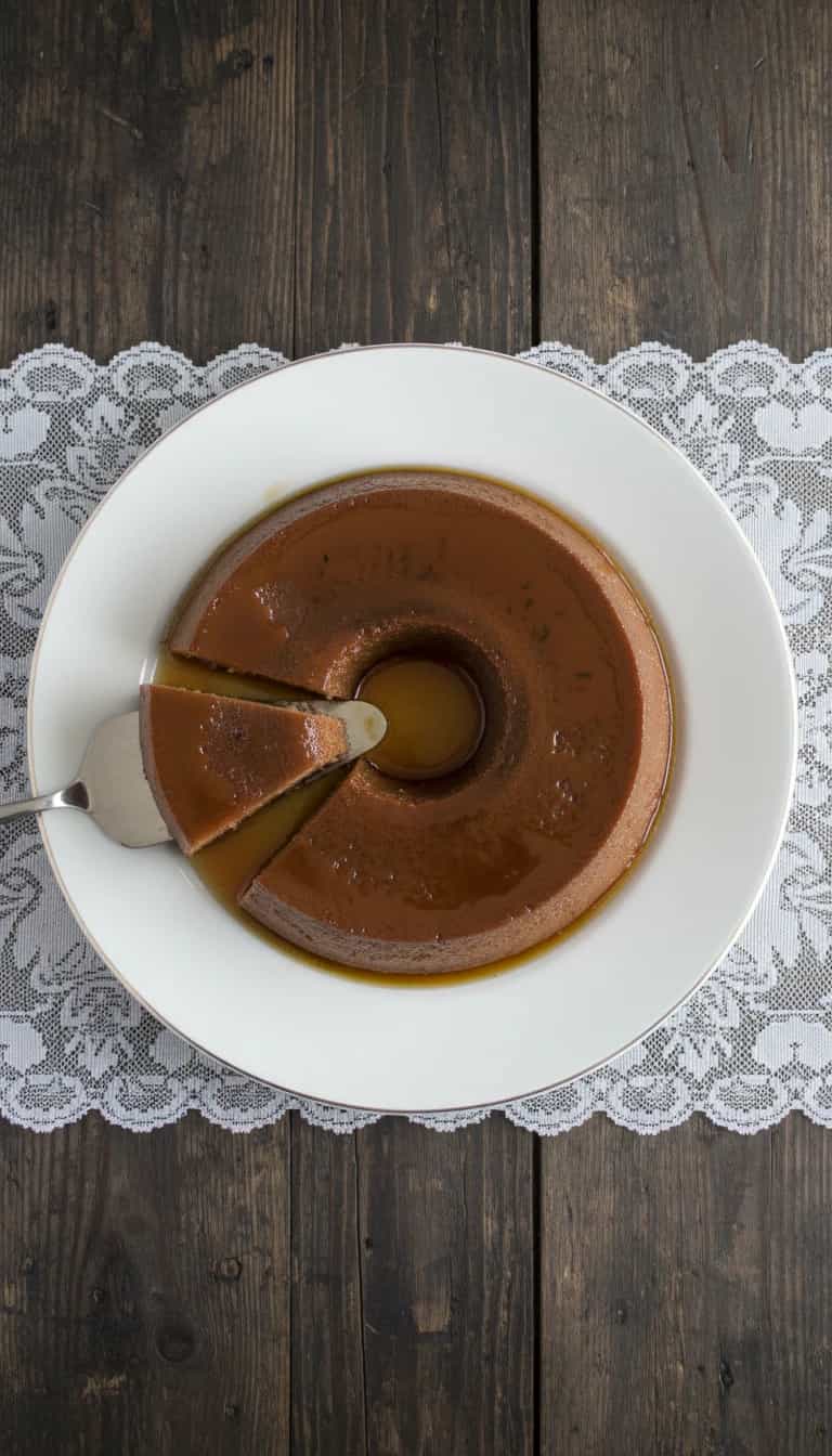 Foto deliciosa de Pudim de Cappuccino pronta para servir - Pudins & Cremes