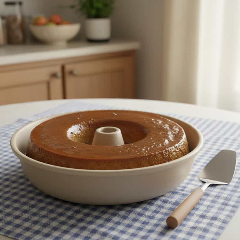 Foto deliciosa de Pudim de Chocolate Cremoso pronta para servir - Pudins & Cremes
