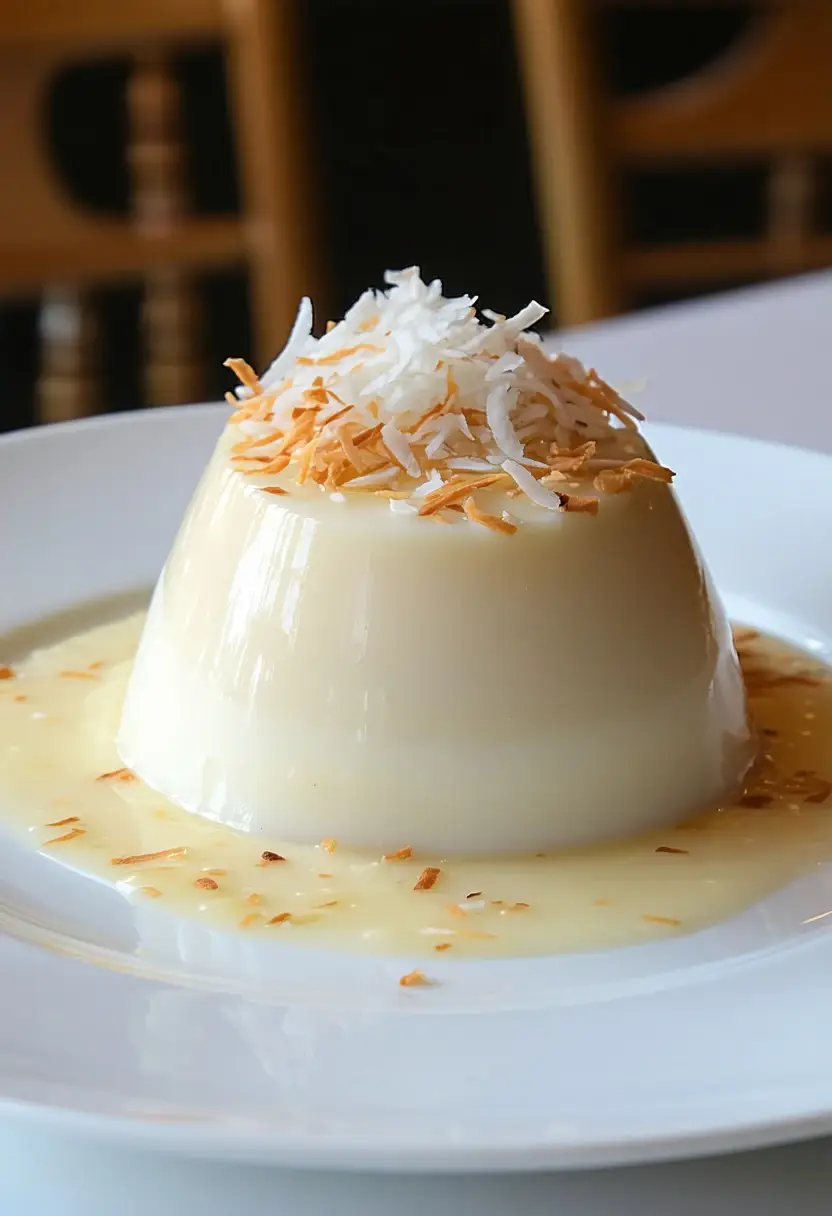 Pudim de Coco Sem Ovo